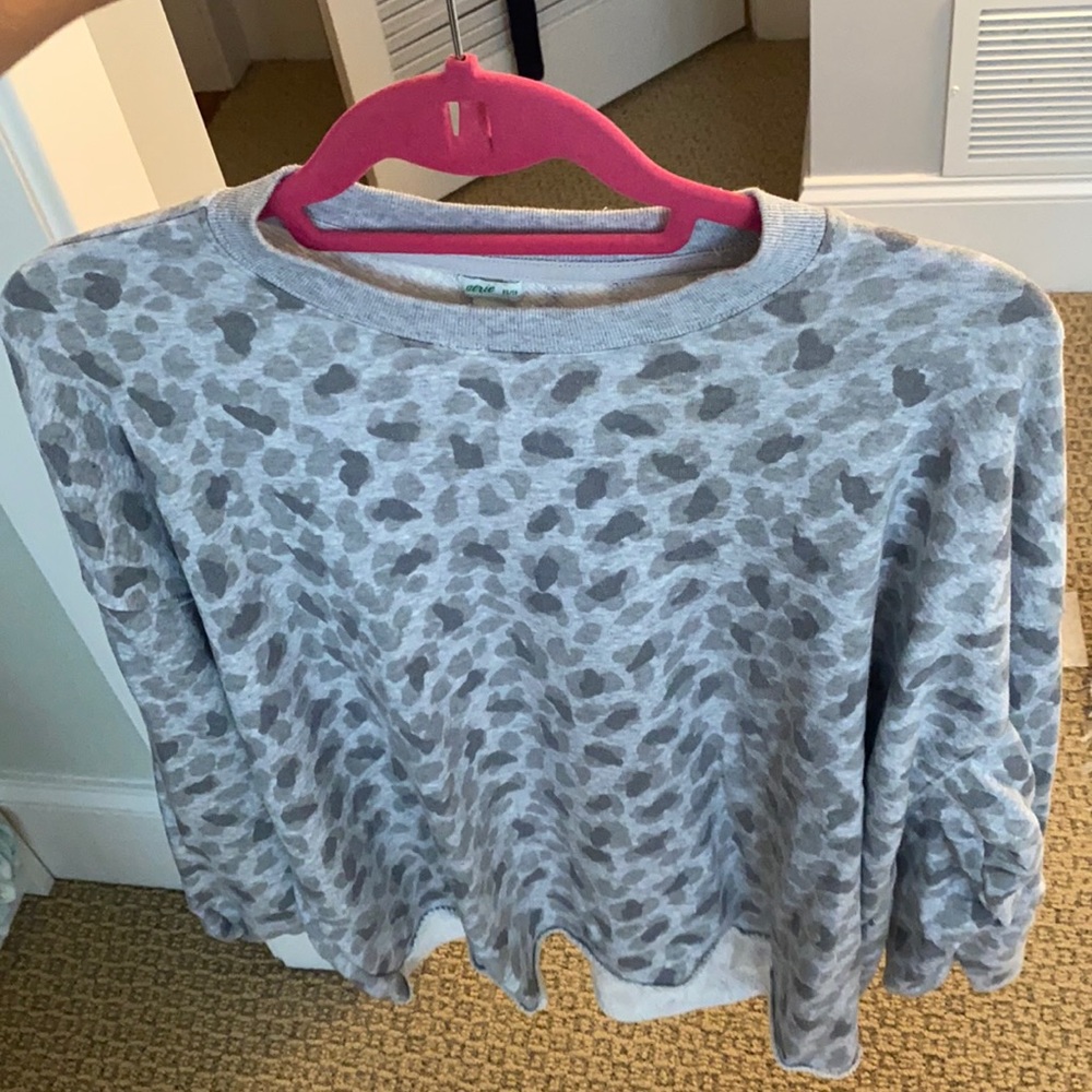 flowy aerie “sweatshirt” long sleeve